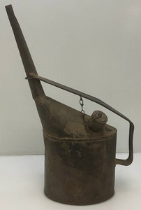 Antique Railroad OilKerosene Can 14 x 25 14