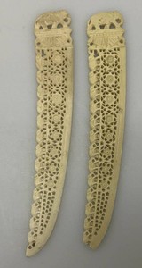 Two Collectible Celluloid Elephant Letter Openers