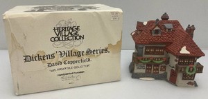 Vintage Department 56 The Heritage Villlage Collection Dickens Village Series David Copperfield Mr. Wickedfield Solicitor In Original Box