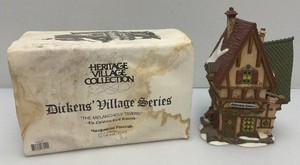 Vintage Department 56 The Heritage Villlage Collection Dickens Village Series The Melancholy Tavern In Original Box