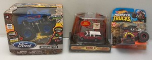 Miniature Collectible Die Cast Cars Including Monster Trucks And More