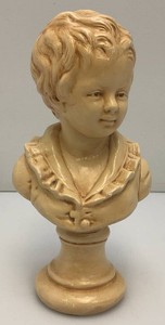Vintage alexander Backer Chalkware Bust  10