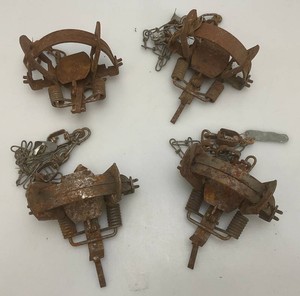 Four Vintage Traps