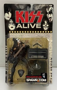 Mcfarlane Toys KISS Live Gene Simmons Action Figure (New On Card)