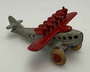 1930s Hubley Cast Iron Mini DO-X Flying Boat Airplane Excellent Condition