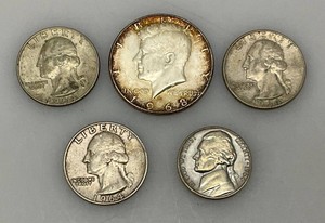 RELISTED DO TO NO PAYMENT Misc. US Silver Coins 35.28 Grams Overall