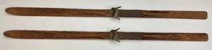 Post War 1950s Northland Brand Hickory 357 Skis 77.25