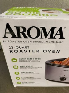 Aroma 22-Quart Stainless Steel Roaster Oven