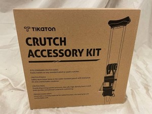 Tikaton TKA-CrutchBag-Black Crutch Accessory Kit