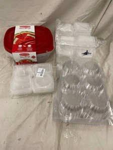 Rubbermaid TakeAlongs & Clear Food Storage Containers Mixed Lot