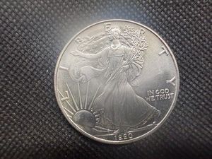 1990 BU Silver American Eagle