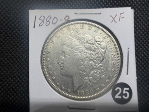 1880-O  Morgan Silver Dollar Marked XF When Purchased
