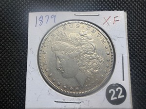 1879 Morgan Silver Dollar Marked XF When Purchased