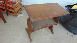 Solid Oak Side Table