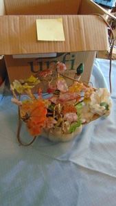 Vintage Glass Light- Some Damage
