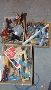 3-Boxes of Kitchen Utensils