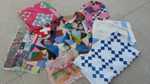 Vintage Quilts and Quilt Pieces
