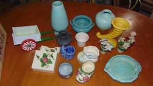 Assorted Pottery and Planters