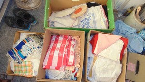 4- Boxes of Linens