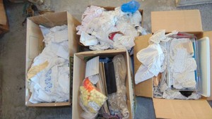 4 Boxes of Various Lace and Edging