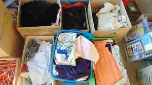 6 Boxes of Vintage Clothing