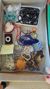 Assorted Jewelry and 3 Sterling Silver Charms