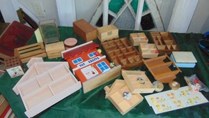 Assorted Covered Boxes and Little Shadow Boxes