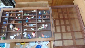 2- Shadow Boxes, 1 with Items