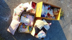 2 Boxes of Children and Doll Clothing