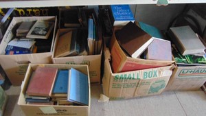 7 Boxes of Vintage Assorted Books