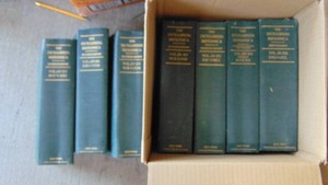 Set of Green 1911 Encyclopedia Britannica, Eleventh Edition