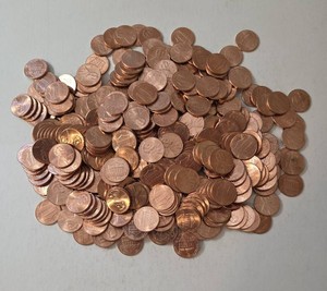2 pounds 2024 D Pennies from the US Mint. Uncirculated in unsealed Bank Bag