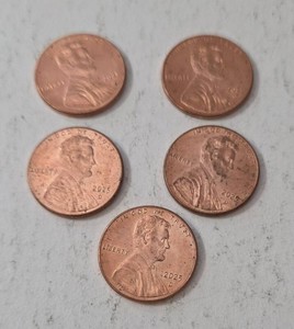 2025 Lincoln Cents and Treasury Tokens- Unc.