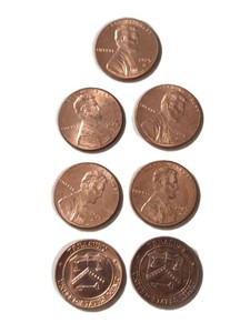 2025 Lincoln Cents and Treasury Tokens- Unc.