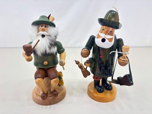 2 KWO Erzgebirgische Wood Incense Smokers