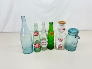 Lot of Vintage and Antique Soda etc. Bottles and Jars