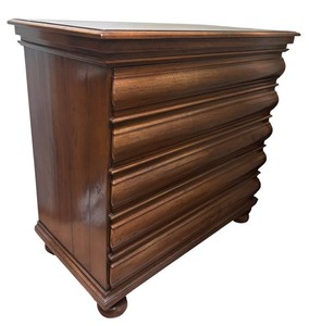 U - Vintage Woodland Mid-Century Style Walnut Chest of Drawers
