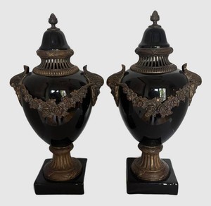 LR - French Revival Decorative Urns
