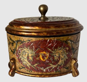 K - Hilda Flack Lacquered Dresser Box