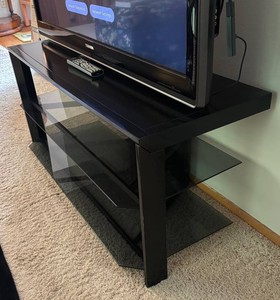 LR - Toshiba 52 Inch TV with Media Shelf