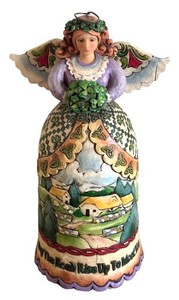 U - Vintage Jim Shore Heartwood Creek Angel Figurine