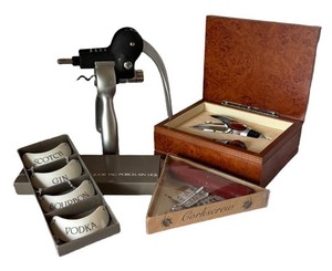 LR - Wine Openers & Porcelain Liquor Tags and More
