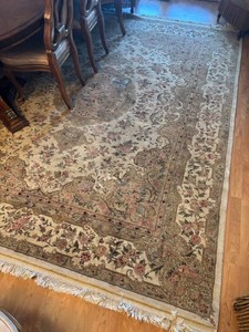 DR - Vintage Floral Medallion Area Rug