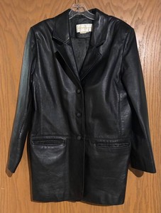 LLR - Margaret Godfrey Leather Coat Size 10