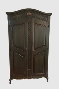 LLR - Armoire Wardrobe - Ornate Raised-Panel Storage Cabinet