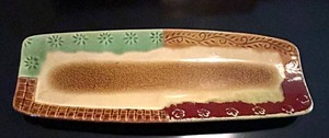 LLR - Decorative Ceramic Tray - Lenox Vintage Crackle Glaze