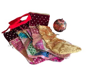 O - Christmas Stockings & Ornament - Mixed Holiday Decor