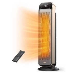DREO 1500W Solaris Max 25 Ceramic Space Heater Oscillating Fast Heat and Ultra-Quiet ECO Mode Remote