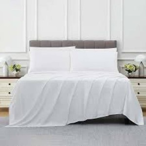 Kirkland Signature King Bright White 680 Thread Count Sheet Set 6 Piece Deep Pockets