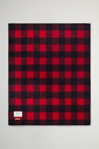 Double-Face Buffalo Check Blanket in Pure Wool